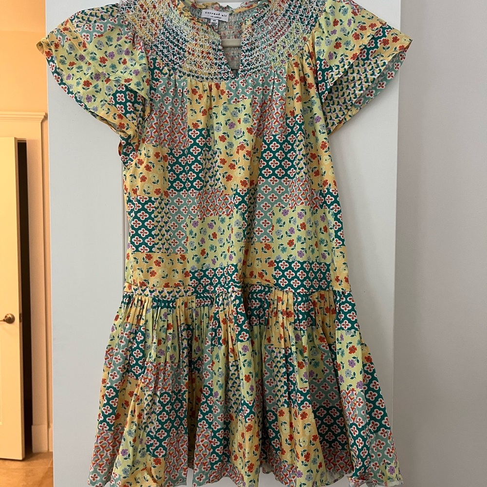 Current Air Multicolor Patchwork Mini Dress - image 3